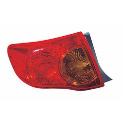 TO2804113C Driver Side Outer Tail Light Assembly