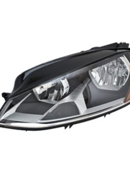 VW2502160C Driver Side Headlight Assembly