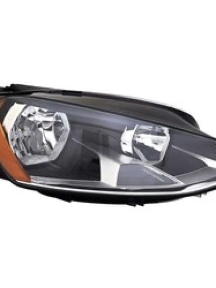VW2503160C Passenger Side Headlight Assembly