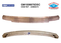 GM1006670DSC Front Bumper Impact Bar