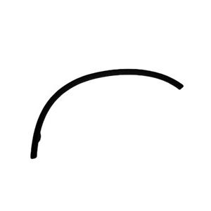 HO1291104 Passenger Side Fender Molding