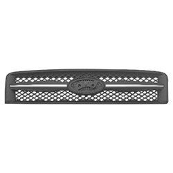 HY1200142 Front Grille Black with Chrome Molding
