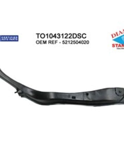 TO1043122DSC Passenger Side Front Outer Bumper Cover Bracket