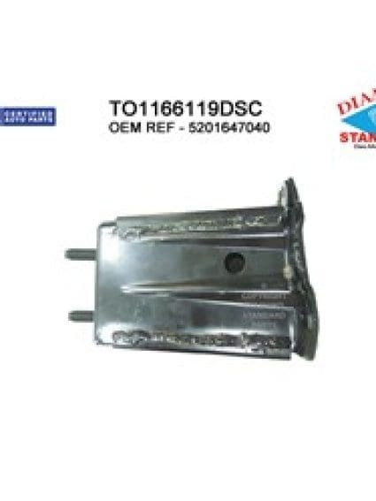 TO1166119DSC Rear Left Bumper Bracket