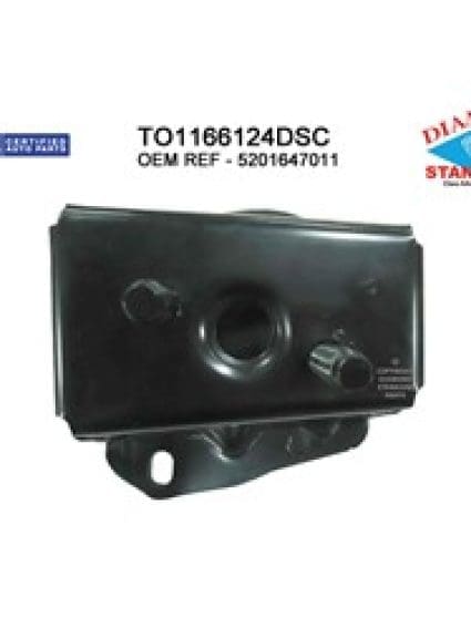 TO1166124DSN Rear Left Bumper Bracket