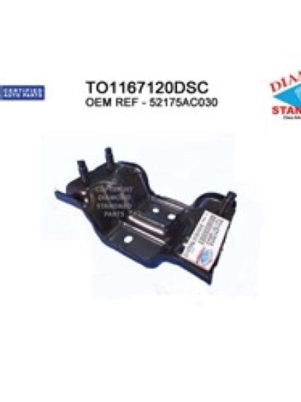TO1167120DSN Rear Right Bumper Bracket