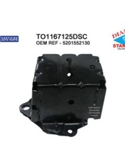 TO1167125DSC Rear Right Bumper Bracket