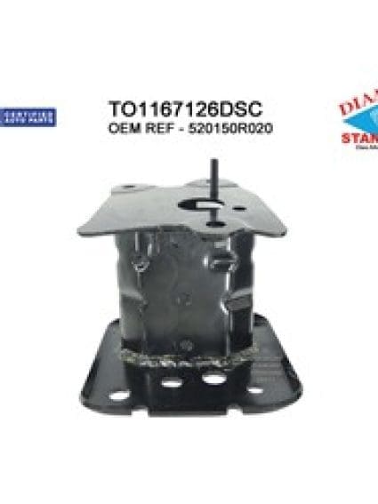 TO1167126DSC Rear Right Bumper Bracket