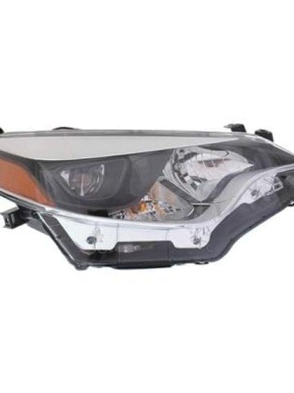 TO2503216C Passenger Side Headlight Assembly