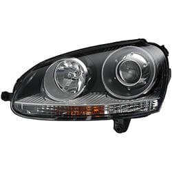 VW2502133 Front Light Headlight Lens & Housing Driver Side