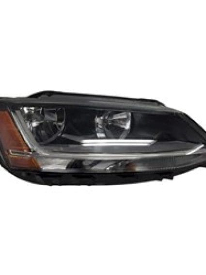 VW2503168C Passenger Side Headlight Assembly