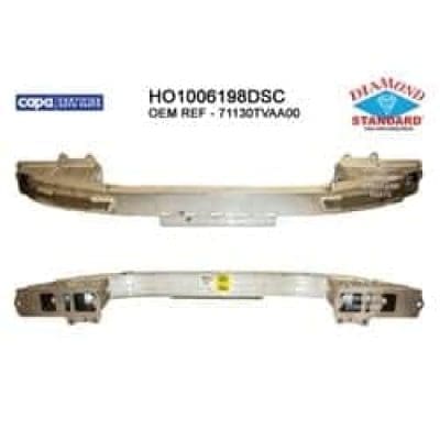 HO1006198DSC Front Bumper Impact Bar