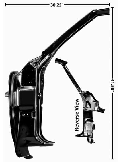 GLA1023H Repair Panels Door Frame Driver Side