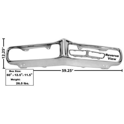 GLA1049T Front Bumper Face Bar