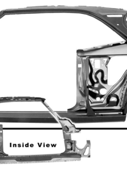 GLA1021B Quarter Door Frame Assembly