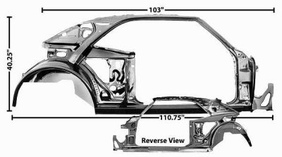GLA1023A Quarter Door Frame Assembly