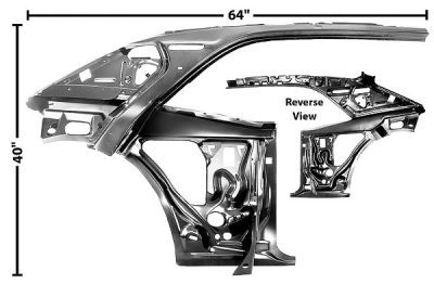 GLA1023E Quarter Door Frame