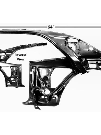 GLA1023F Quarter Door Frame Assembly