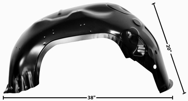 GLA1039ZD Fender Liner Passenger Side