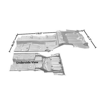 GLA1046AGWT Floor Pan Wheel Complete