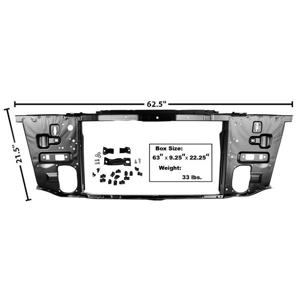 GLA1047XE Body Panel Rad Support Assembly