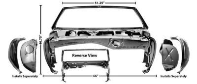 GLA1073F Repair Panels Cowl Assembly