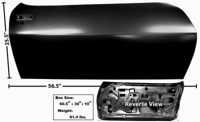GLA1076YC Door Shell Passenger Side