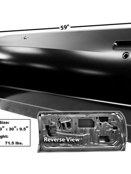 GLA1303 Door Shell Driver Side