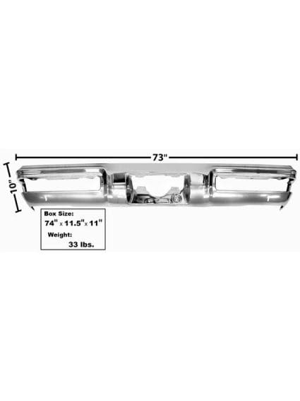 GLA1573 Rear Bumper Face Bar