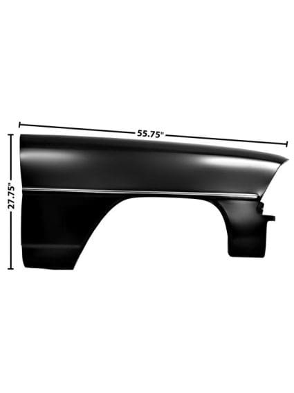 GLA1619C Fender Panel Passenger Side