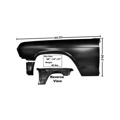 GLA1704E Fender Panel Driver Side