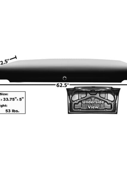 GLA1870 Trunk Lid