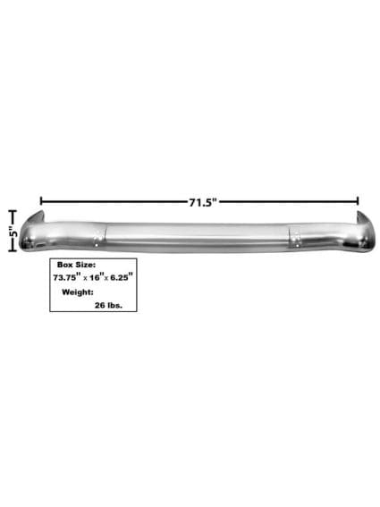 GLA4052 Rear Bumper Face Bar