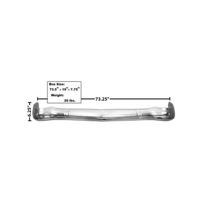 GLA4054 Front Bumper Face Bar