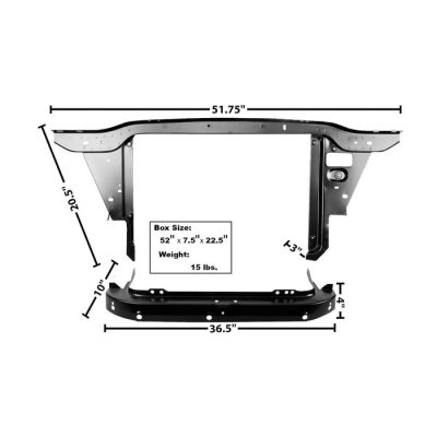 GLA6007 Rad Support Assembly