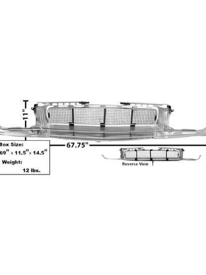 GLA6016 Grille Main Assembly