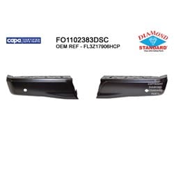 FO1102383DSC Rear Bumper Face Bar Kit