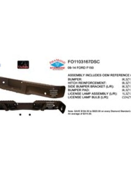 FO1103167DSC Rear Bumper Step Assembly