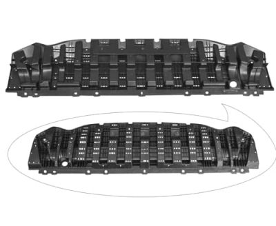 NI1041105C Shield Front Bumper Cover Air