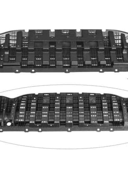 NI1041105C Shield Front Bumper Cover Air