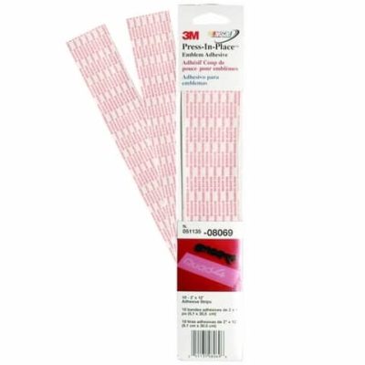 3M Press-In-Place Emblem Adhesive, 08069, 2 in x 12 in (5.1 cm x 30.4 cm)