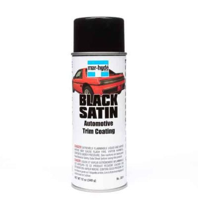 3M Mar-Hyde Black Satin Automotive Trim Coating, 3811, 12 oz. (340 g)