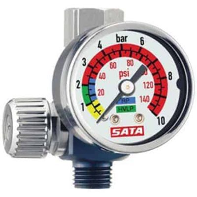 SATA Spray Gun Regulator 27771 <br/> Air Regulator W/ Gauge 1/4"