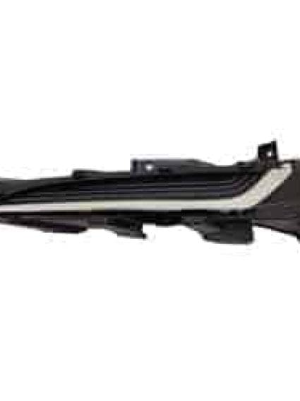 LX1038140 Front Bumper Insert Fog Light Cover Driver Side