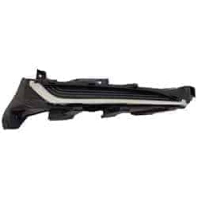 LX1039140 Front Bumper Insert Fog Light Cover Passenger Side