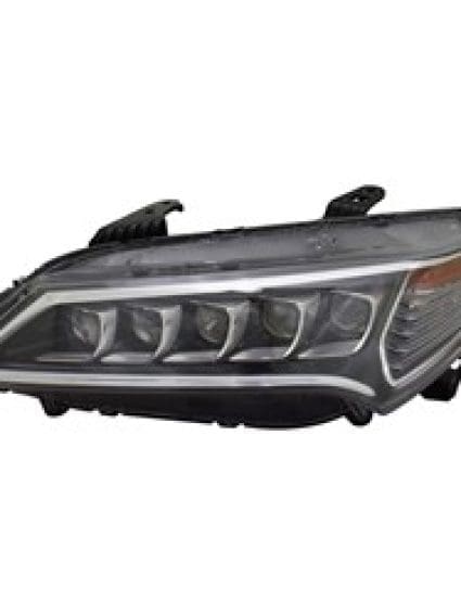 AC2502127C Driver Side Headlight Assembly