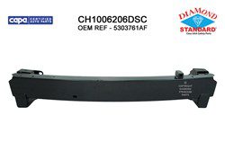 CH1006206DSC Front Bumper Impact Bar