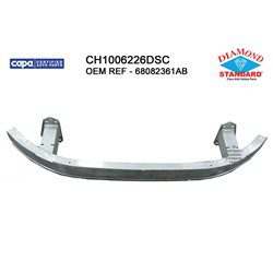 CH1006226DSC Front Bumper Impact Bar