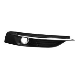 CH1039125 Passenger Side Front Bumper Fog Light Bezel