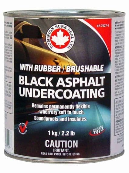 Dominion Sure Seal Undercoating Brushable Black Asphalt BUC4